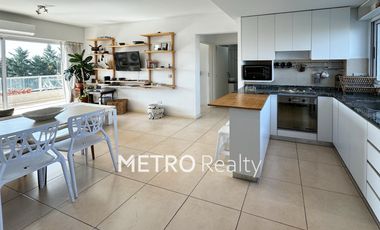Departamento de 3 ambientes  en venta con vista al Lago Central y balcon aterrazado