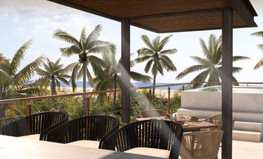 Departamento en venta en Telchac frente al mar