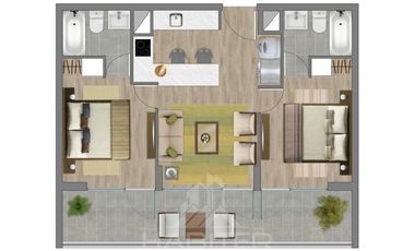 Departamento en Arriendo en Lircay frente a la Universidad de Talca