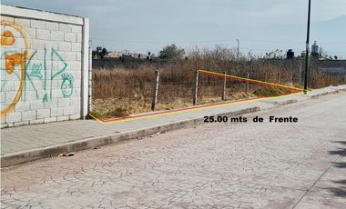 VENTA DE TERRENO EN COCOTITLAN ESTADO DE MEXICO