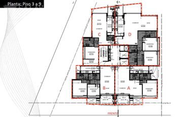 Departamento en Venta 2 ambientes San Isidro piso alto