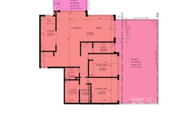 Departamento en Venta 2 ambientes San Isidro piso alto