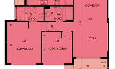 Departamento en Venta 2 ambientes San Isidro piso alto