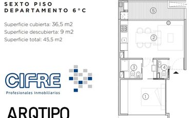 Departamento 2 ambientes Patio Balcón aterrazado Amenities.