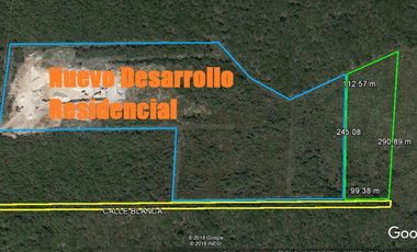 Terreno en venta Mérida Yucatán, Conkal (2.6 hectáreas)