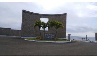 Se vende terreno con vista al Mar Playa Alta