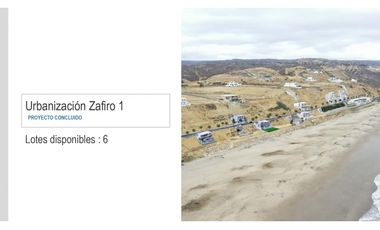 Se venden  lotes frente al mar. Manta