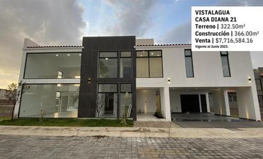 VENTA DE CASA MODELO DIANA 21 EN RESIDENCIAL VISTALAGUA METEPEC