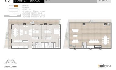 VENTA DEPARTAMENTO 4 AMB CON TERRAZA EN CANNING
