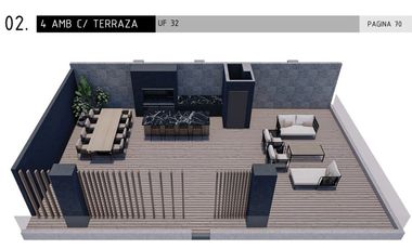VENTA DEPARTAMENTO 4 AMB CON TERRAZA EN CANNING