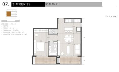 VENTA DEPARTAMENTO 2 AMBIENTES EN POZO EN CANNING