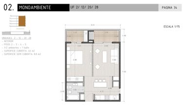 VENTA DEPARTAMENTO MONOAMBIENTE EN POZO EN CANNING