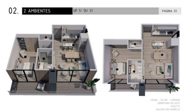 VENTA DEPARTAMENTO 2 AMBIENTES EN POZO EN CANNING