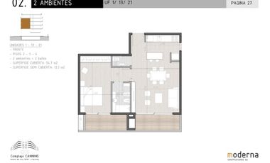 VENTA DEPARTAMENTO 2 AMBIENTES EN POZO EN CANNING