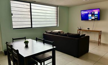 SE RENTA DEPARTAMENTO AMUEBLADO EN 5 DE DICIEMBRE , MORELIA MICHOACAN