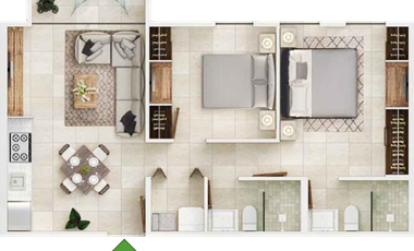 DEPARTAMENTO AMUEBLADO EN RENTA EN SUZAT, TORREON, COAH.