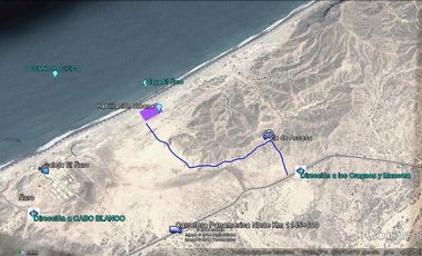 Se vende Lote en Playa el Ñuro con vista al mar