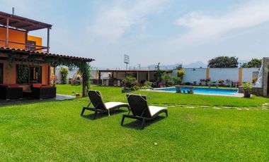 VENTA CASA DE 1,000 M2 DE TERRENO EN BUJAMA, MALA, CAÑETE, CASA DE CAMPO- PLAYA- KM 89 DE CARRETERA PANAMERICANA SUR