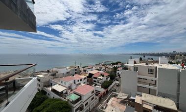 SE ALQUILA DEPARTAMENTO AMOBLADO VISTA AL MAR EN ZONA LIMITE CON BARRANCO