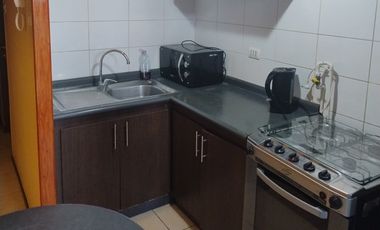 Arriendo de departamento Amoblado,  condominio espacio uno