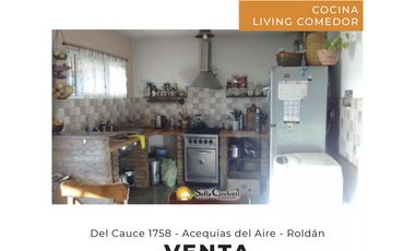 ROLDAN - CASA DE 3 DORMITORIOS EN VENTA - ACEQUIAS DEL AIRE - ACEPTA PERMUTAS