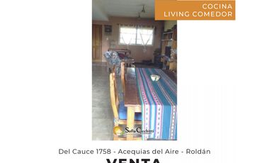 ROLDAN - CASA DE 3 DORMITORIOS EN VENTA - ACEQUIAS DEL AIRE - ACEPTA PERMUTAS