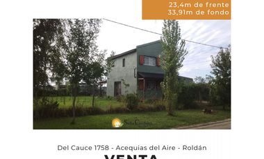 ROLDAN - CASA DE 3 DORMITORIOS EN VENTA - ACEQUIAS DEL AIRE - ACEPTA PERMUTAS