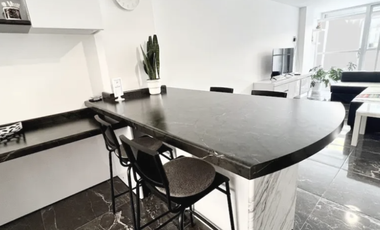 Departamento amoblado en renta en Colonia Cuauhtémoc