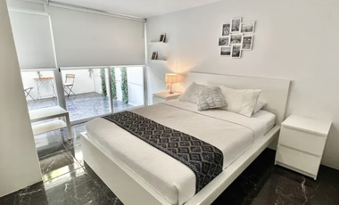 Departamento amoblado en renta en Colonia Cuauhtémoc