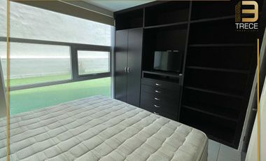 Departamento amueblado en planta baja con alberca en Boca del Río