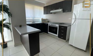 Departamento amueblado en planta baja con alberca en Boca del Río