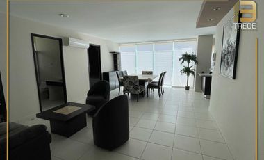 Departamento amueblado en planta baja con alberca en Boca del Río