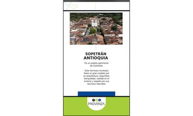 Encantadores Lotes en parcelación Sopetrán Antioquia vendo