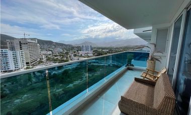 Se arrienda apartamento amoblado en Playa Salguero, Santa Marta