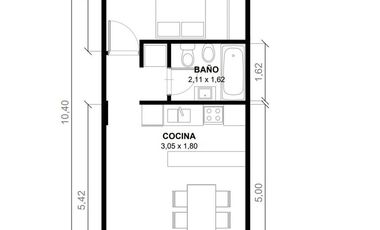 Venta ph 2 amb Parque Patricios apto crédito