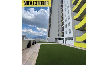Departamento equipado en Torre Arena Calzada, Centro de Mty.