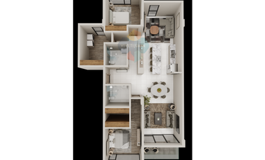 Venta Departamento Malva 2 Recamaras