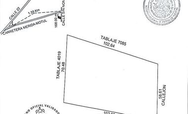 EN VENTA TERRENO EN CONKAL, ÁREA DE PRIVADAS RESIDENCIALES.