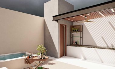 Townhouse en preventa frente a parque en Montes de Amé, Mérida