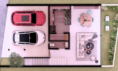 Townhouse en preventa frente a parque en Montes de Amé, Mérida