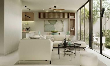 Townhouse en preventa frente a parque en Montes de Amé, Mérida