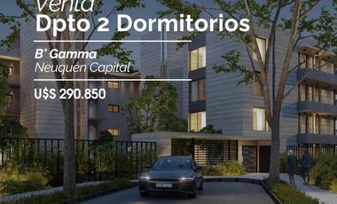 Departamento de 2 dormitorios, Barrio Gamma