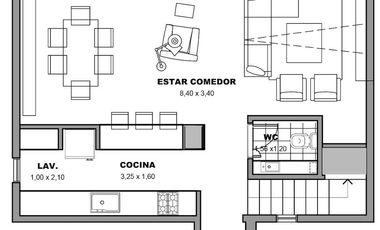 VENTA * VICENTE LOPEZ * TRIPLEX 3/4 amb TERRAZA COCHERA