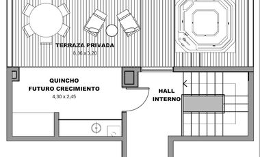 VENTA * VICENTE LOPEZ * TRIPLEX 3/4 amb TERRAZA COCHERA