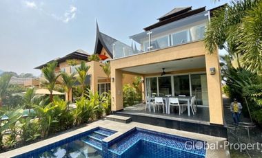 3-bedroom pool villa with mountain and lake views on Koh Chang
