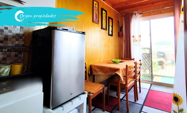 Cabañas con vista al mar, a 2 cuadras de Playa Pozo azul.