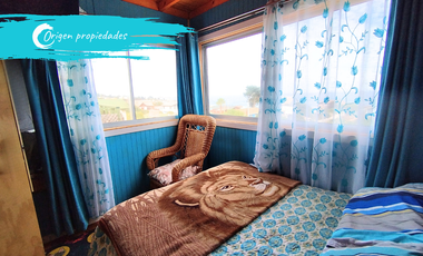 Cabañas con vista al mar, a 2 cuadras de Playa Pozo azul.