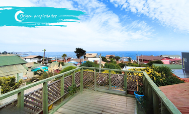 Cabañas con vista al mar, a 2 cuadras de Playa Pozo azul.