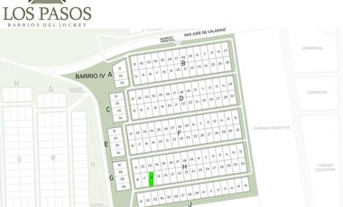 Terreno en Barrio Privado con acceso al Jockey Club