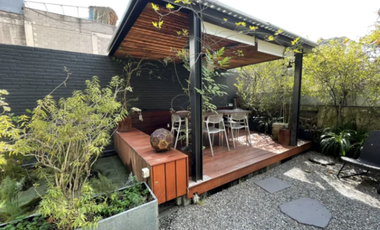 RENTA TOWN HOUSE A UNOS PASOS DE PARQUE MEXICO